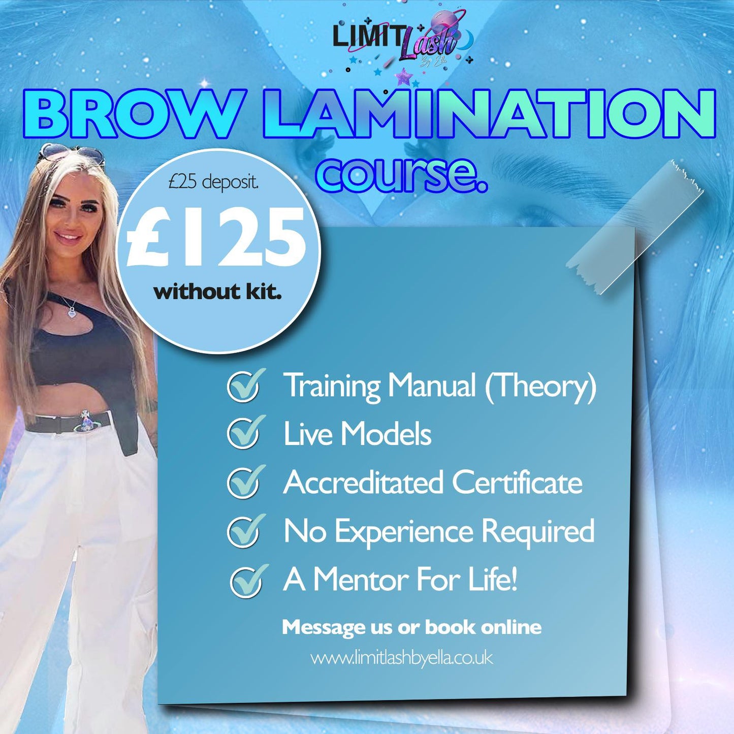 Brow lamination Course (message to organise date)