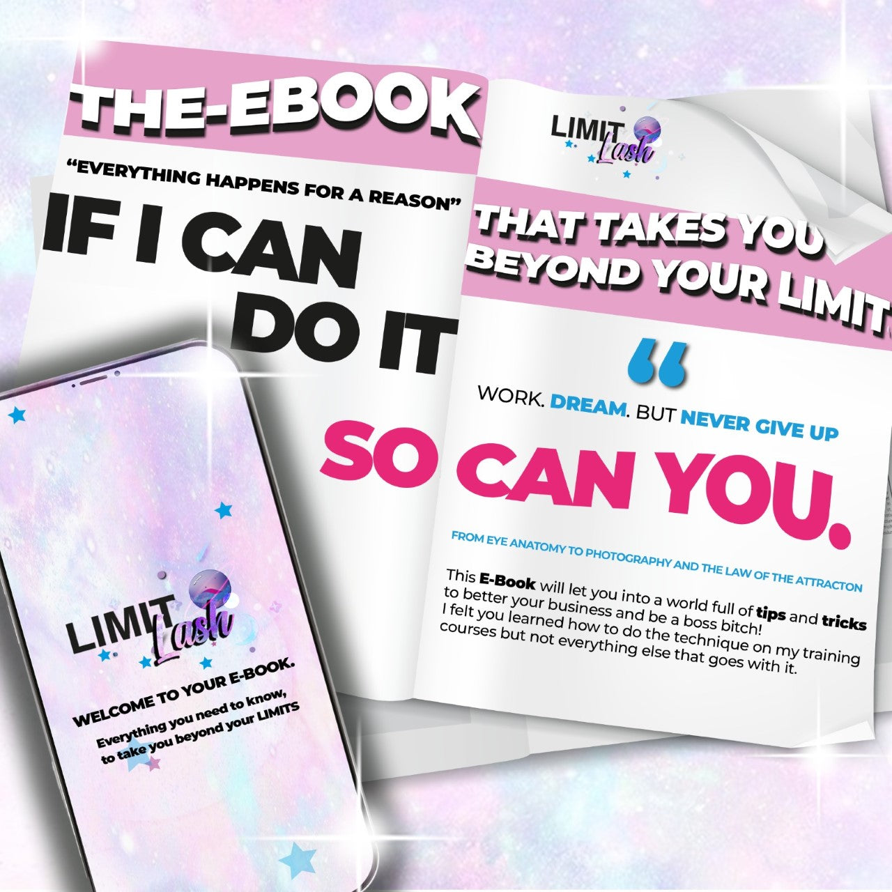 LIMIT Lash E-Book - EVERYTHING you need to know to take you beyond your LIMITS! *Instant Results*